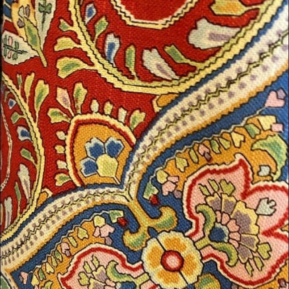 Jay Yang Kashmir Decorating Fabric in Red